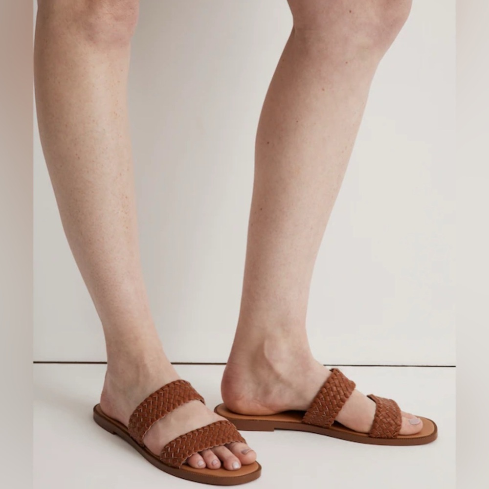 Madewell Teagan sandal slide burnished caramel size 8.5 new